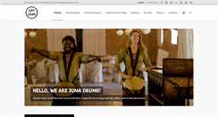 Desktop Screenshot of jumadrums.com